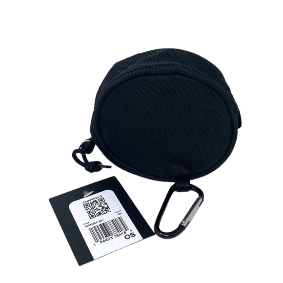 Converse Utility Pouch Bag Unisex Zip Logo White Black 10023842-A01 - Picture 6 of 6